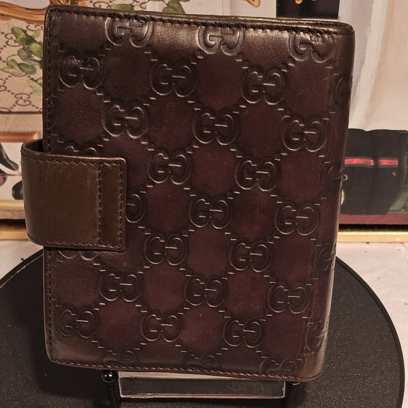Gucci Guccissima Leather Agenda Notebook/ Passport Holder - Picture 10 of 11